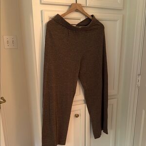 Cozy Brown Knit Pants teeks brand new no tags (size 1)